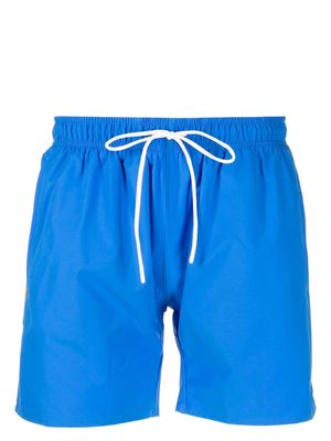 BOSS Iconic logo-print swim shorts - Blue