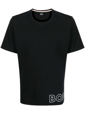 BOSS Identity logo-print T-shirt - Black