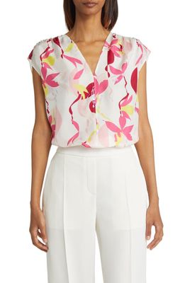 BOSS Iore Silk Blouse in Jazzy Floral Fantasy
