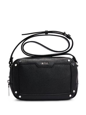 BOSS Ivy leather crossbody bag - Black