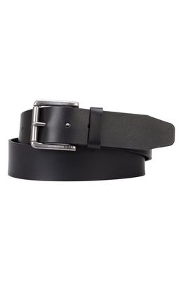 BOSS Jabel Leather Belt in Black