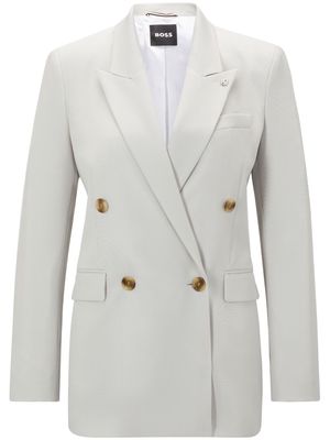 BOSS Jaleto double-breasted blazer - Neutrals