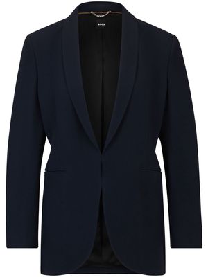 BOSS Jirea single-breasted blazer - Blue