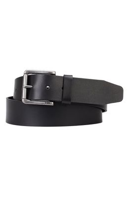 BOSS Joris Leather Belt in Black