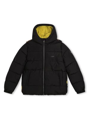 BOSS Kidswear camouflage-pattern padded jacket - Black