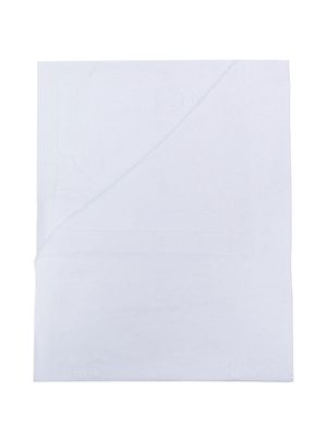 BOSS Kidswear cotton logo-embroidered blanket - White