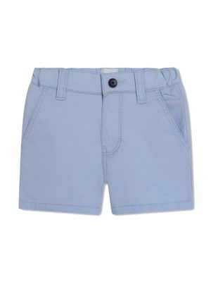 BOSS Kidswear elastic-waist twill bermuda shorts - Blue