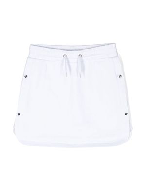 BOSS Kidswear elasticated drawstring jersey skirt - White