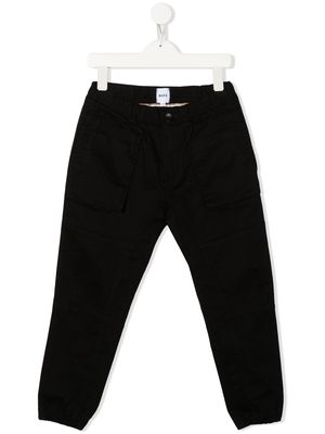 BOSS Kidswear front cargo-pocket trousers - Black