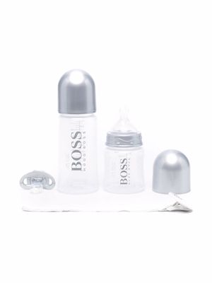 BOSS Kidswear logo bottle set - Grey