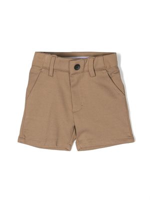 BOSS Kidswear logo-detail jersey shorts - Neutrals
