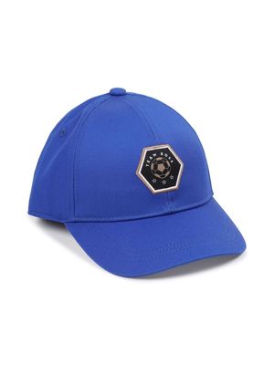 BOSS Kidswear logo-embroidered curved-peak cap - Blue