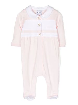 BOSS Kidswear logo-print cotton pyjama - Pink