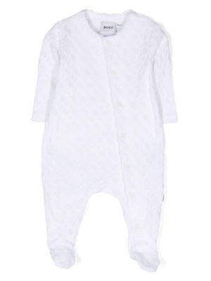 BOSS Kidswear logo terry-cloth pajamas - White