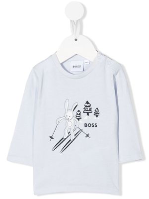 BOSS Kidswear long sleeve T-shirt - Blue