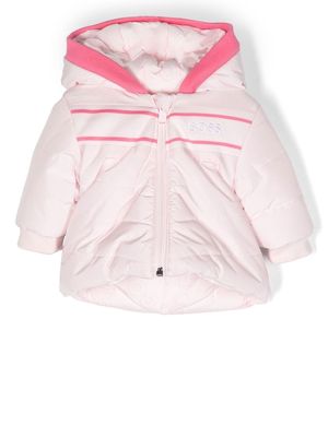 BOSS Kidswear reversible puffer jacket - Pink