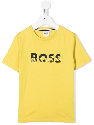 BOSS Kidswear short sleeve T-shirt - Yellow