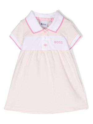 BOSS Kidswear short-sleeved dress - Pink