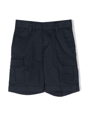 BOSS Kidswear side cargo-pocket shorts - Blue