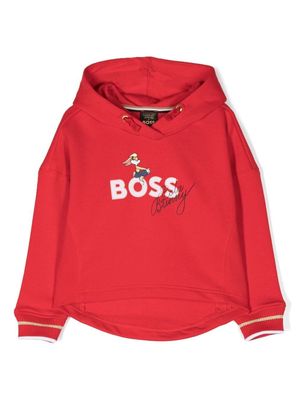 BOSS Kidswear x Looney Tunes Lola Bunny hoodie - Red