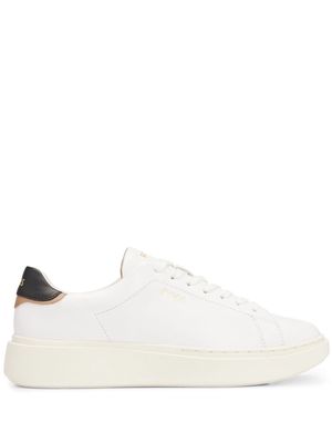 BOSS logo-debossed sneakers - White