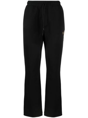 BOSS logo-embroidered track pants - Black