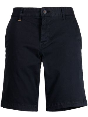 BOSS logo-patch bermuda shorts - Blue