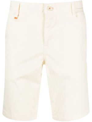 BOSS logo-patch Bermuda shorts - Yellow