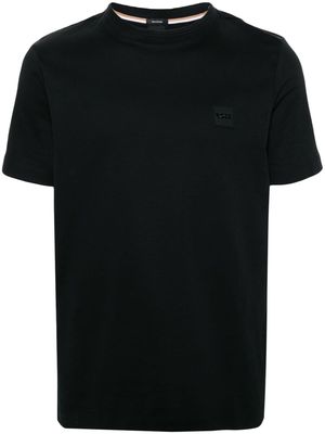 BOSS logo-patch short-sleeve T-shirt - Black