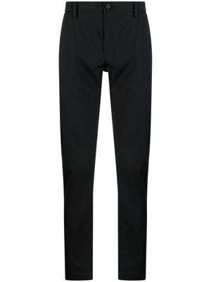 BOSS logo-print slim-cut trousers - Black