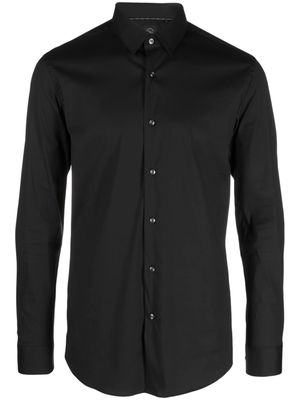 BOSS long-sleeve buttoned shirt - Black
