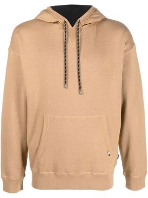 BOSS long-sleeve knitted hoodie - Neutrals