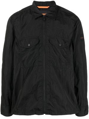 BOSS long sleeve shirt jacket - Black
