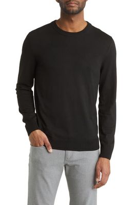 BOSS Lope Crewneck Sweater in Black
