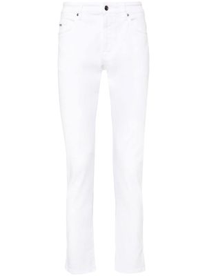BOSS low-rise slim-fit jeans - White