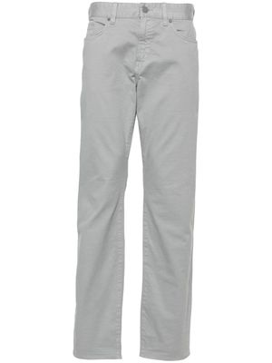 BOSS mid-rise cotton chino trousers - Grey