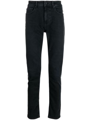 BOSS mid-rise slim-fit jeans - Black