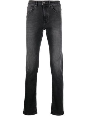 BOSS mid-rise straight-leg jeans - Grey