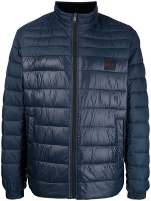 BOSS Odeno quilted padded jacket - Blue
