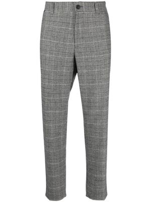 BOSS P-Perin-224 checked trousers - Black