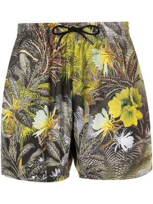 BOSS palm tree-print swim shorts - Multicolour