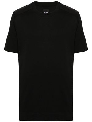 BOSS panelled crew-neck T-shirt - Black