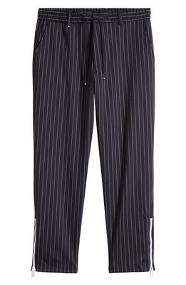 BOSS Perin Stretch Virgin Wool Pants in Dark Blue