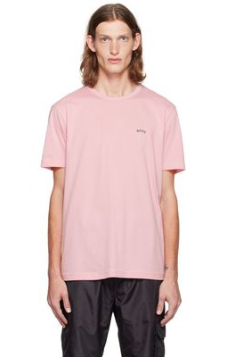Boss Pink Bonded T-Shirt