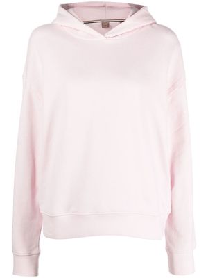 BOSS plain cotton-blend hoodie - Pink