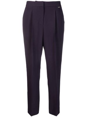 BOSS pleated tailored trousers - Purple