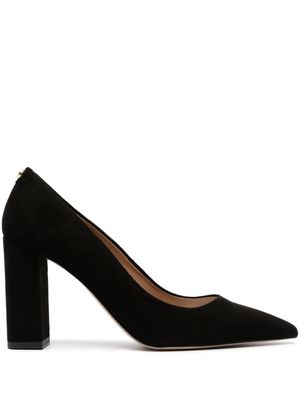 BOSS pointed-toe 95mm suede pumps - Black
