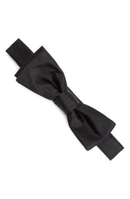 BOSS Pre-Tied Silk Bow Tie in Black