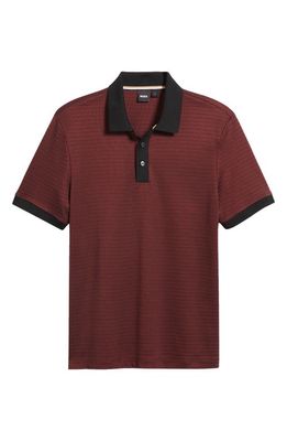 BOSS Prout Polo in Dark Red