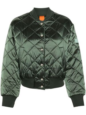 BOSS quilted bomber jacket - Green